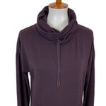 Onzie  Flow Open Back Funnel Neck Sweatshirt Womens‎ One Size Maroon Athleisure Photo 1