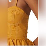 MISA Los Angeles NWOT  Rosie Bustier Peplum-Waist Poplin Maxi Dress - Size Medium Photo 3