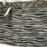 Pac Sun b by Bullhead Animal Print Denim Skirt Black Size undefined Photo 5
