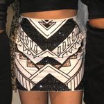 EXPRESS Sequence Mini Skirt Photo 0