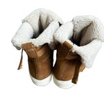 CECELIA NEW YORK Julie Wedge Sneaker Boots in honey 7.5 Tan Photo 3