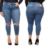 Good American Good Legs Crop Jeans Blue261 Photo 1