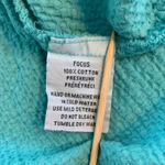 Focus Casual Life Turquoise Textured Quarter Zip Pullover Shirt Women S Cruise Blue Photo 5