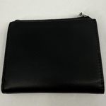 Charles and Keith New  Midori Geometric Top Zip Wallet Noir Black Minimalist Preppy Photo 7