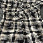 Ralph Lauren Polo Black/White Plaid Flannel Button Down Size Small Photo 3