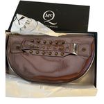 Alexander McQueen  Metallic Silver Clutch Photo 1