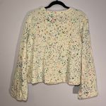 Anthropologie Maeve Jamie Paint Speckled Colorful Crewneck Pullover Cotton Small Photo 6