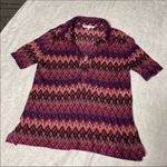 Trina Turk  colorful blouse M Photo 0