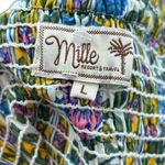 Mille Kiki Floral Print Off Shoulder Smocked Dress Large 8 Photo 10