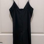 Missguided NWT -  Black Strappy Wrap Lace Trim Mini Dress Photo 3
