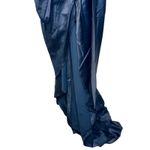 NWT Mandalay Navy Blue One Shoulder Beaded Sequin Evening Gown Dress Womens Sz 8 Photo 3