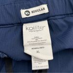 Koi Scrubs Pants Blue XL Regular Fit Straight Leg Mechanical Stretch Photo 9