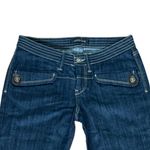 Roberto Cavalli Low Rise Straight Slim Leg Jeans Dark Wash Flap Pocket 27x34 Photo 3