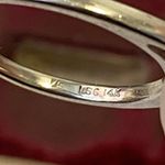 Ladies 14k Princess Cut Diamond Ring Sz 8 White Gold 1/5 LSC Keepsake Engagement Photo 7