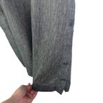 Poetry Linen Cotton Blend Navy Blue Natural Fabric Sheath Dress Size 10 Photo 2