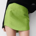 ZARA Lime Green Textured Mini Photo 0