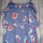 Jessica Simpson  Floral Maxi Dress in Blue with Spaghetti straps Photo 6