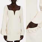 Alexis Cream Azize Split Sleeve Chain Mini Dress Size Small Photo 15