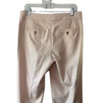 Ann Taylor LOFT Pink & White Check Print Cropped Pants Women's Size 6 Photo 4