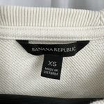 Banana Republic  Ivory Ruffle Accent Sweatshirt Size XS Photo 3