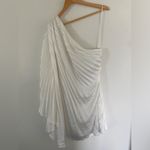 Hutch Anthropologie  Kali Mini Dress size M one shoulder pleated mini dress Photo 3