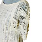 Free People Blackbird Crochet Top, Y2K Knit Blouse Summer Beach Boho Cottagecore Photo 5