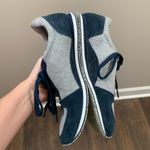 Juicy Couture Bosley Cotton/Suede Gray/Navy Tennis Shoes Photo 5