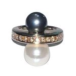 Park Lane New Raquel As Different as Night & Day Women’s Designer Ring size 7 Photo 1