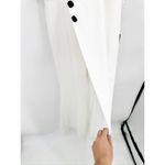 Mac Duggal 26603 White V-Neck Collar Single Breasted Wide Leg Formal Jumpsuit 4 Photo 3