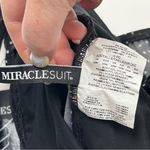 MiracleSuit  Oceanus One Piece Pin Point Black White Swimsuit Womens Size 20W NEW Photo 4