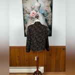 Funky Vintage Anage Beaded Jacket! Black Size M Photo 4