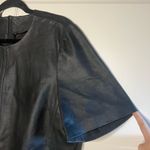 Truth and Pride 100% Leather T shirt Black Size L Photo 2