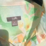 J.Jill Sheer Floral Pastel Business Casual Blouse Photo 2