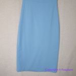 Monique Lhuillier ML Strapless Sweetheart Dress blue, size 4 Photo 5