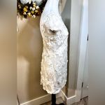 Dress the Population   Brooke White 
Sequin Cap Sleeve Cocktail  Minidress Sz XS Photo 5