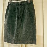 100% Genuine Leather‎ Suede Pencil Skirt Winlit Vintage Black Photo 1