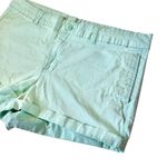 Gap Women's  Khakis mint green chino khaki cotton shorts size 16 Photo 1