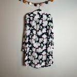 Banana Republic  floral button down ruffle shirt dress Photo 4