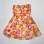 SheIn NWOT  Floral Cut Out Mini Dress size Large Photo 2