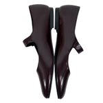 Mango Faux Patent Leather Mary Jane Flats Burgundy Size 38/ 7.5 Photo 8