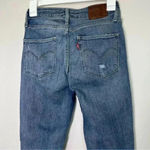 Levi's 721 High Rise Skinny Jeans Denim Blue Dark Wash Womens Size W25/L30 Photo 3