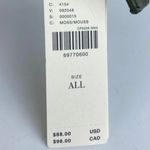 Anthropologie NEW  Women's Green Woven Faux Vegan Leather Crossbody Bucket Bag Photo 3