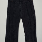 Andersson Bell Women Timothy Panel Black Wide Leg Jeans Sz 33 Grunge Streetwear‎ Photo 0