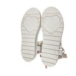 Stoney Clover Lane NWT Stoney Clover sandals Cream White Adjustable Foam Platform Size 8 Photo 5