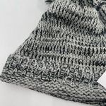 Lane Bryant Hat Winter Pom One Size Black Gray NWT Holiday Gift Yarn Womens Photo 8