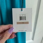 Calvin Klein NWT ππ NEW Blue Pool Racerback Striped cover up/Dress Sz 12 Photo 2