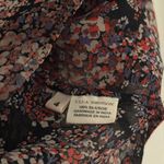 Ulla Johnson  Silk Peasant Floral Print Blouse Photo 3