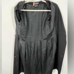 Vintage Escada Black Double Breasted Dress | Gold Monogram Buttons | Size EU 38 Photo 11