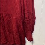 Maurice's Long Sleeve Blouse Deep Red 1X Photo 3