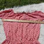 Wall Flower  Pink Floral Flower Romper Long Sleeve New NWT Size Medium M Crochet Photo 4